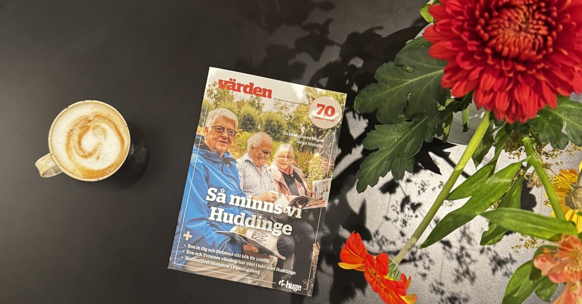 Nytt nummer av Värden är här. Ett specialnummer för att Huge fyller 70 år.
