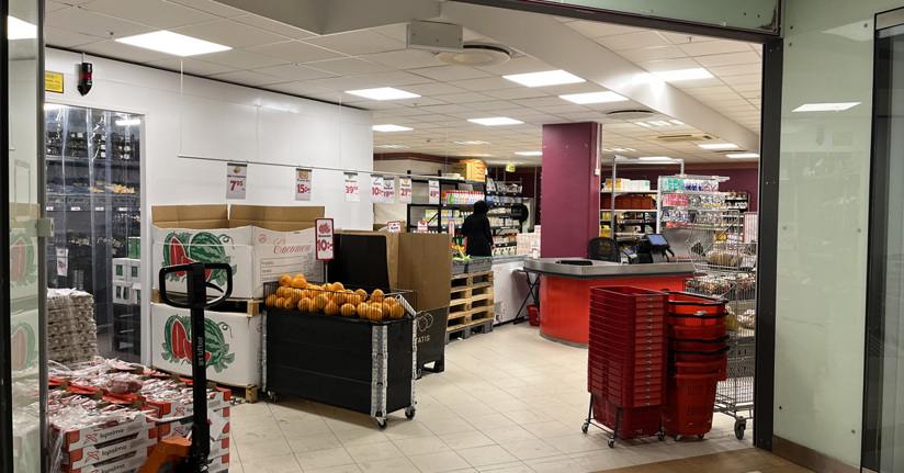 Plusen i tillfällig lokal