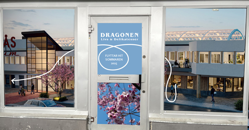 Dragonen får ny placering