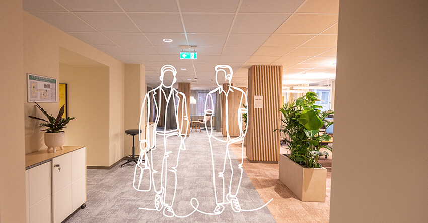 kontor med figurer