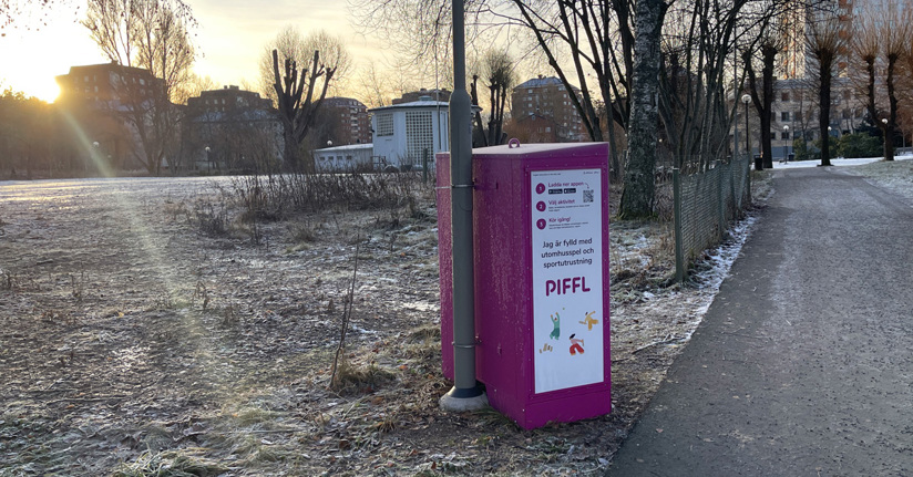 Pifflbox laddad inför vintersäsong