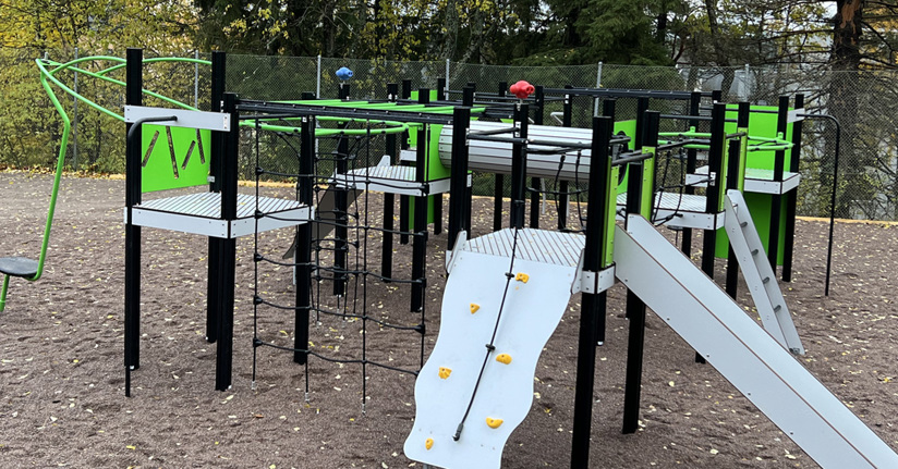 Ny lekplats i Visättra
