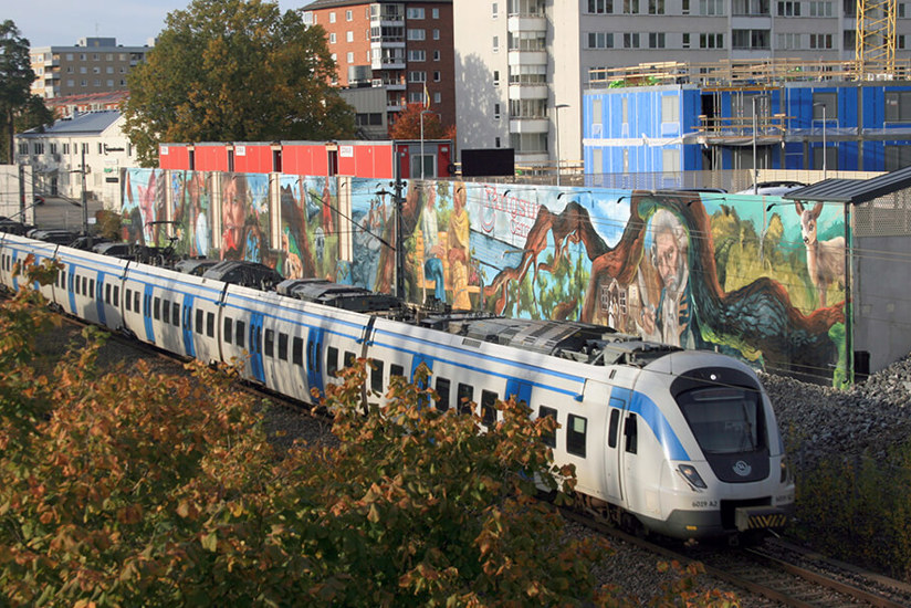 Muralmålningen – ett landmärke för Trångsund