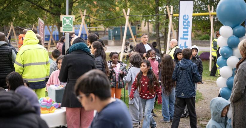 Gårdsfest på Terapivägen 4-8