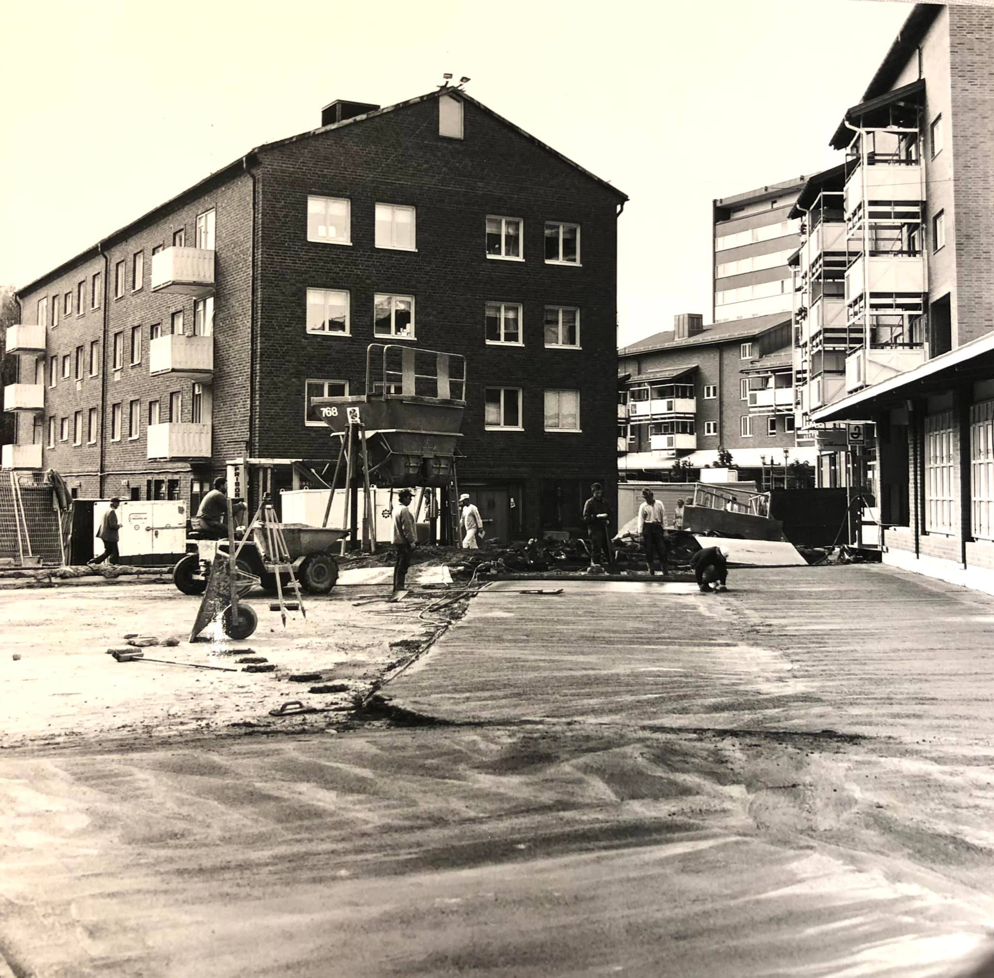 Bygget Av Huddinge Centrym Foto Göran Svedmalm FB (1)